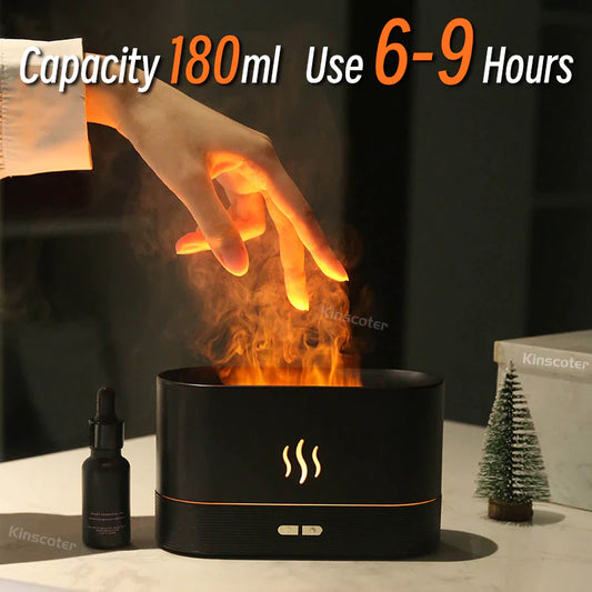 Flame Aromatherapy Humidifier 