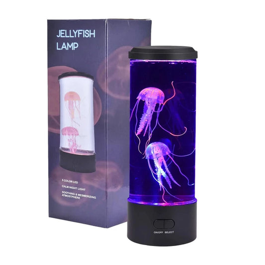 Fancy LED Changing Jellyfish Lamp Aquarium Color Changing Table Night Light Children'S Gift USB Lighting for Home Bedroom Decor