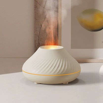 Flame Aromatherapy Humidifier Nordic Desktop Home Style Atmosphere Light High Fog Quiet Small Space and Saving